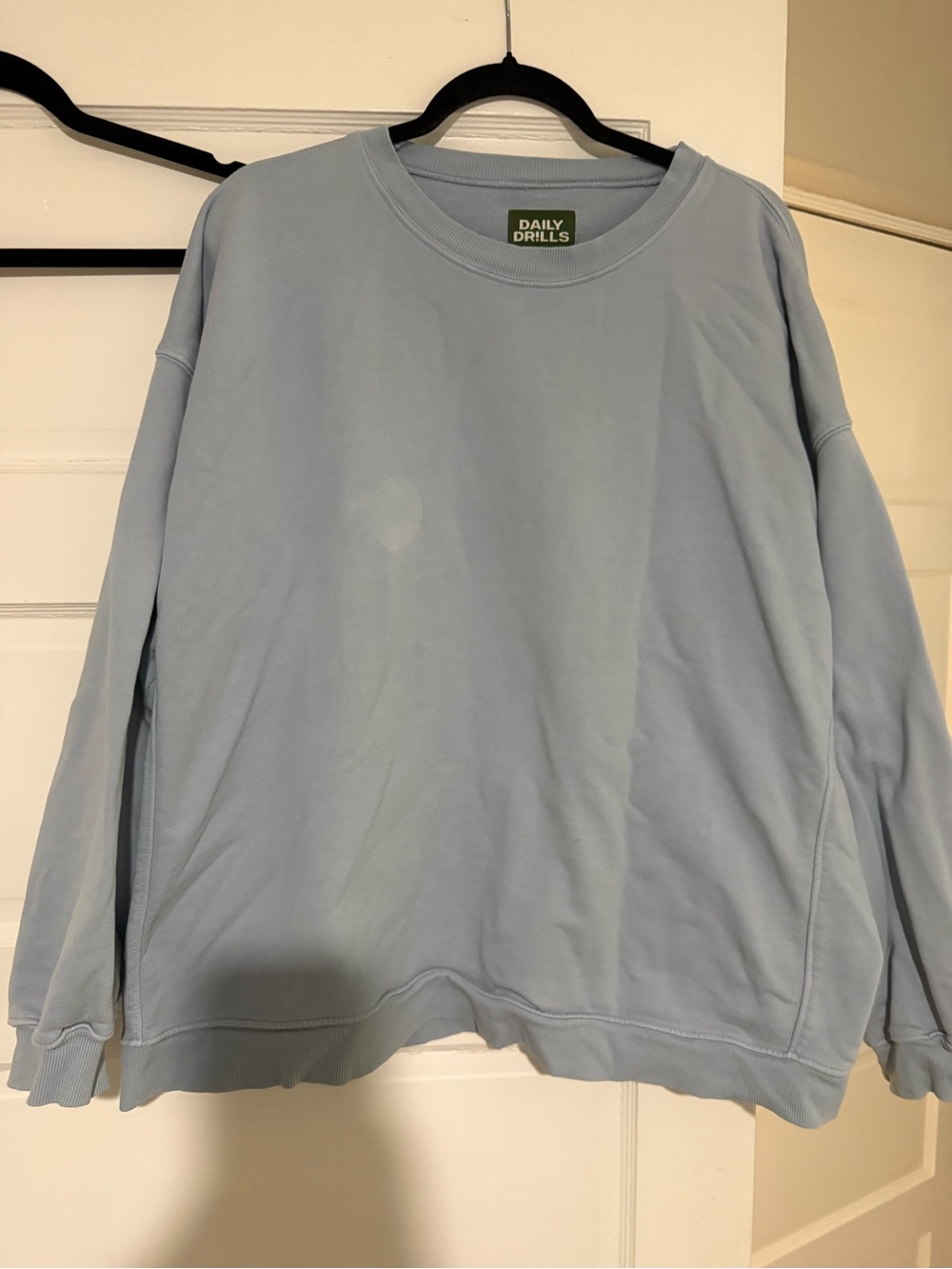 Daily Drills Light Blue Crewneck Sweatshirt